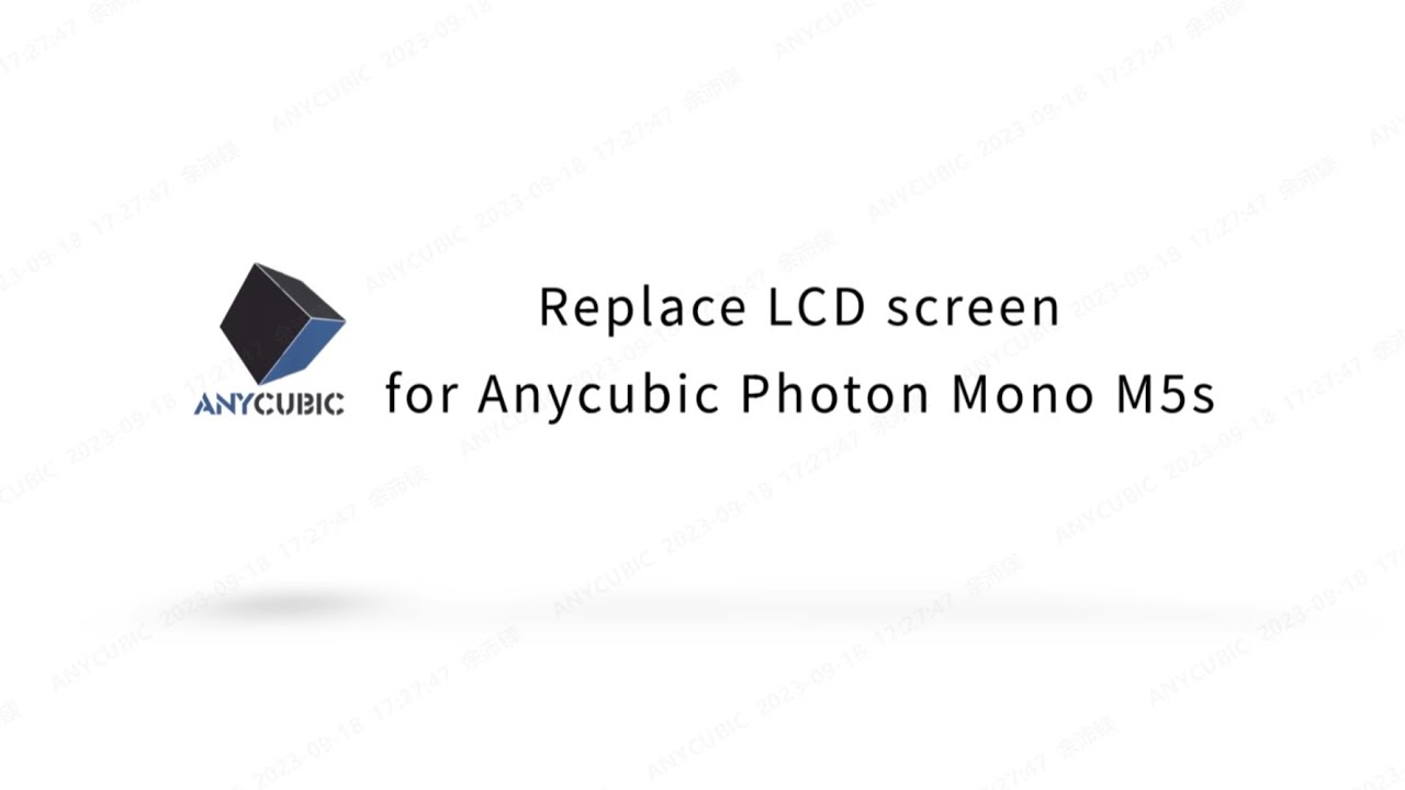 Replace LCD screen of Anycubic Photon Mono M5s
