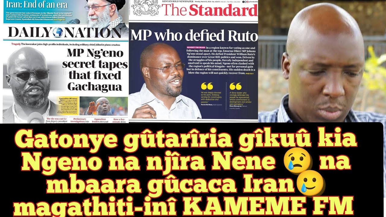 Gatonye gûtheria ciîgiî gîkuû kia Ngeno 😢 na mbaara gûcaca Iran🥲 magathiti-inî na Gatonye wa Mbugua