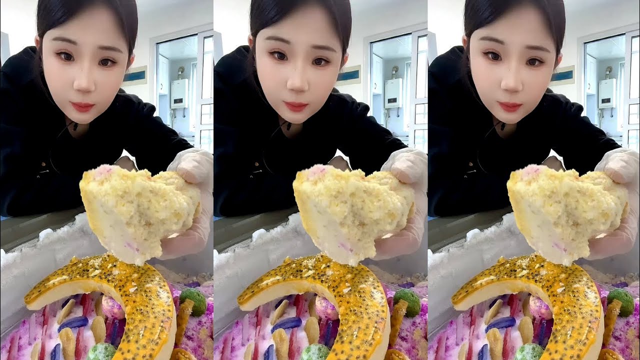 ASMR SHAVED ICE EATING YY / FREEZER FROST EATING