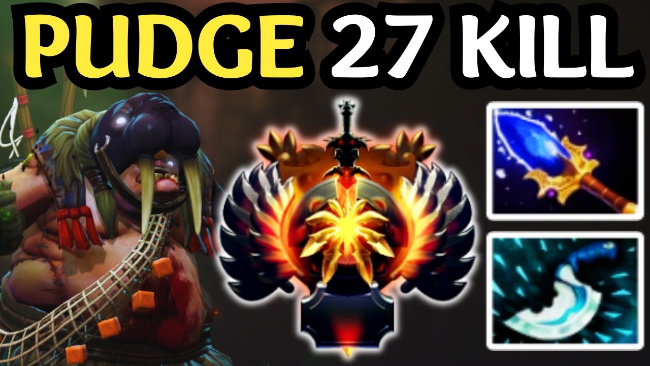 🔥 HOW TO PLAY PUDGE CARRY AND WENT 27-1 | DOTA 2 🔥