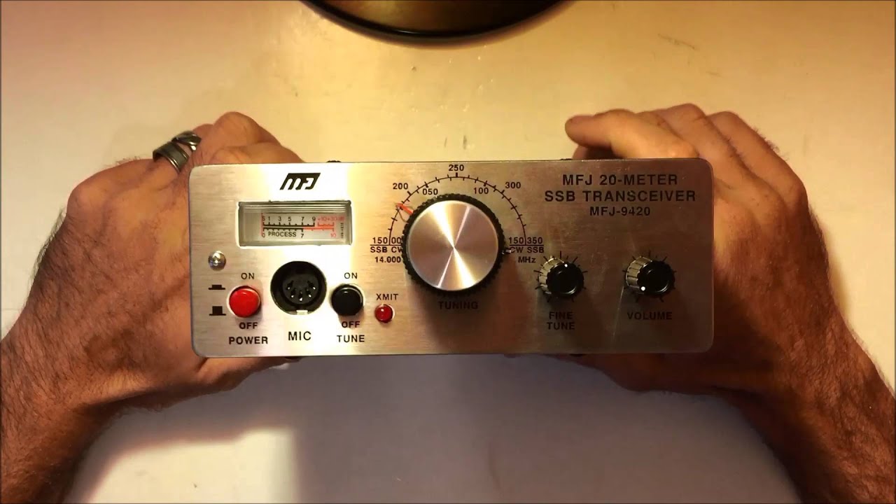 MFJ-9420 20 meter CW/SSB transceiver review/demo