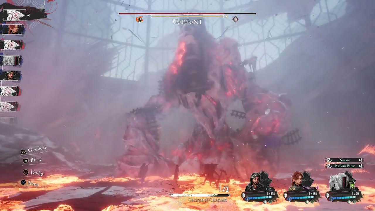Beating Gargant at Level 1 Expert Mode in Act 2 - Clair Obscur: Expedition 33