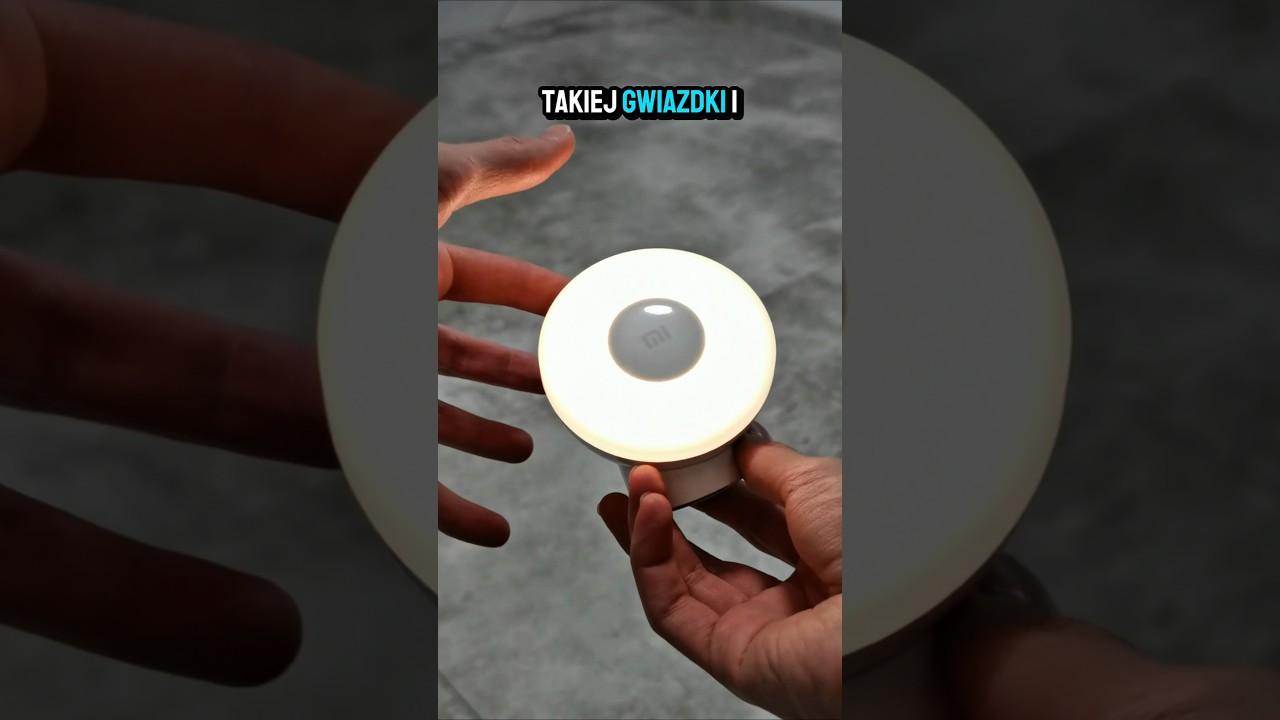 Lampka nocna Xiaomi, kt&oacute;ra jest też czujnikiem ruchu #shorts #smarthome #inteligentnydom