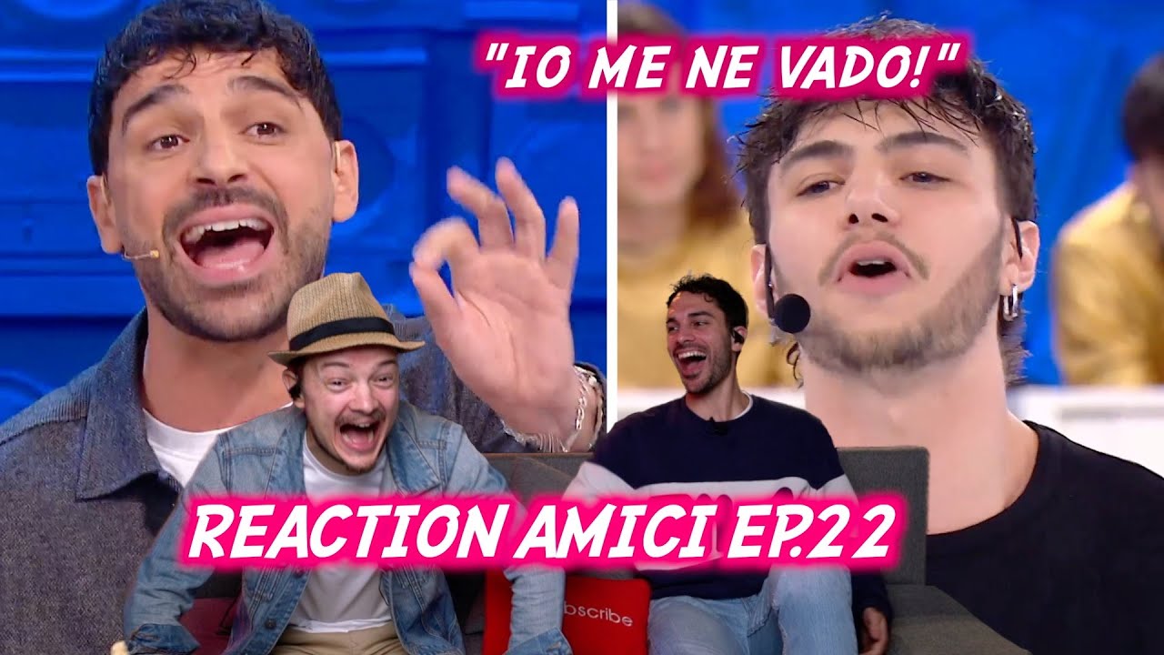 La SCENEGGIATA di Nicholas per andare al Serale | Reaction Amici ep.22