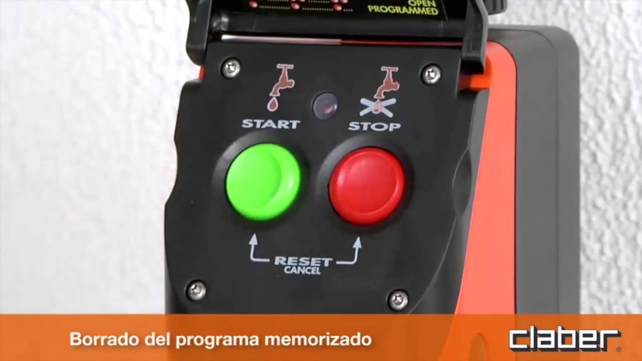 Programador riego Practico Classic Claber