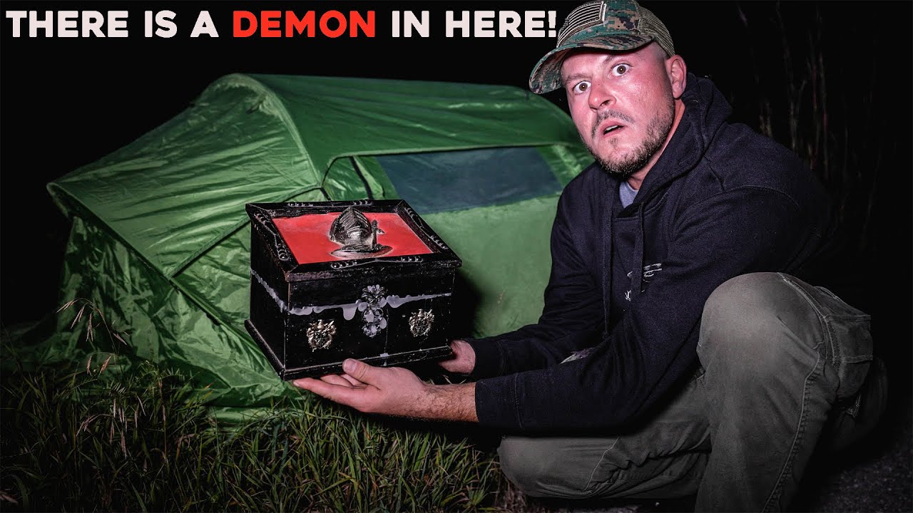 I OPENED A DYBUK BOX WHILE CAMPING ALONE IN THE WOODS (DEMONIC) | SCARIEST NIGHT OF MY LIFE