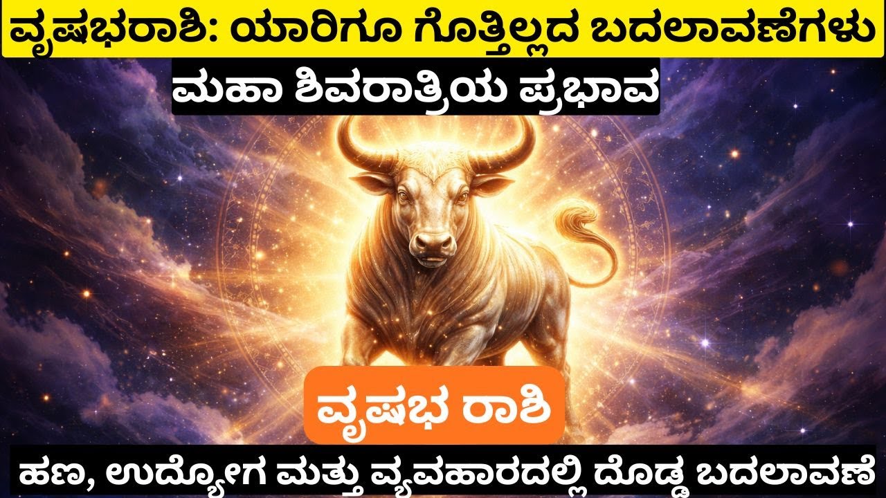 ವೃಷಭ ರಾಶಿ  ಪರಿವರ್ತನೆಯ ದೈವಿಕ ಸೇತುವೆ 1 Career Growth and Money Stability Activate