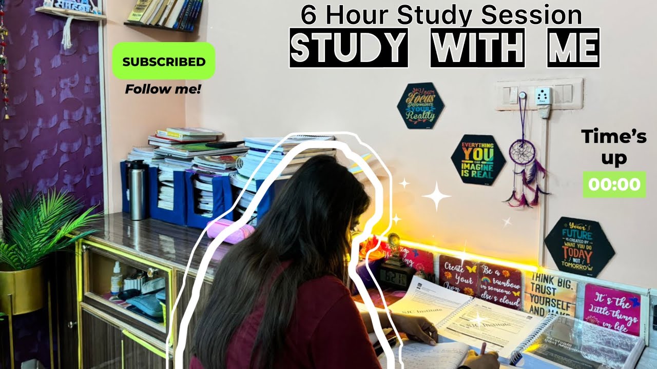 Study with me for Exam Preparation 2024 | Live Session  | CA CMA CS UPSC NEET