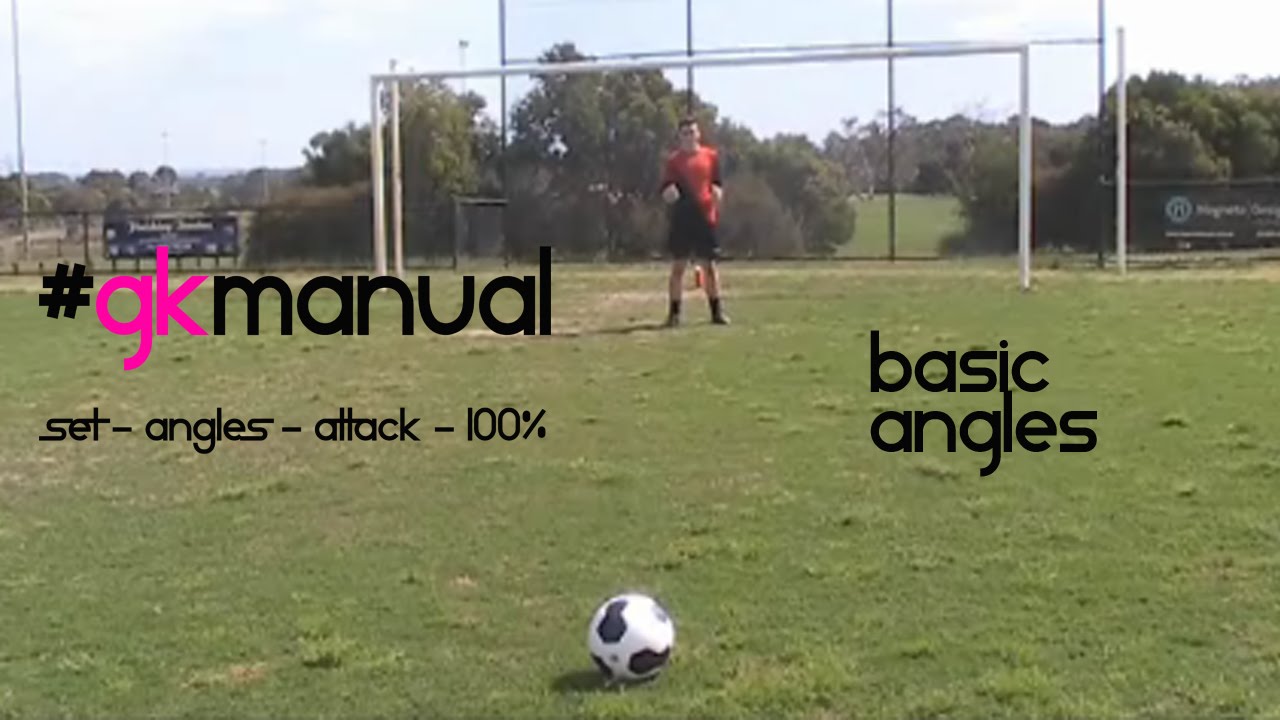 Beginners Goalkeeper Training: Learning your Basic Angles: gkmanual