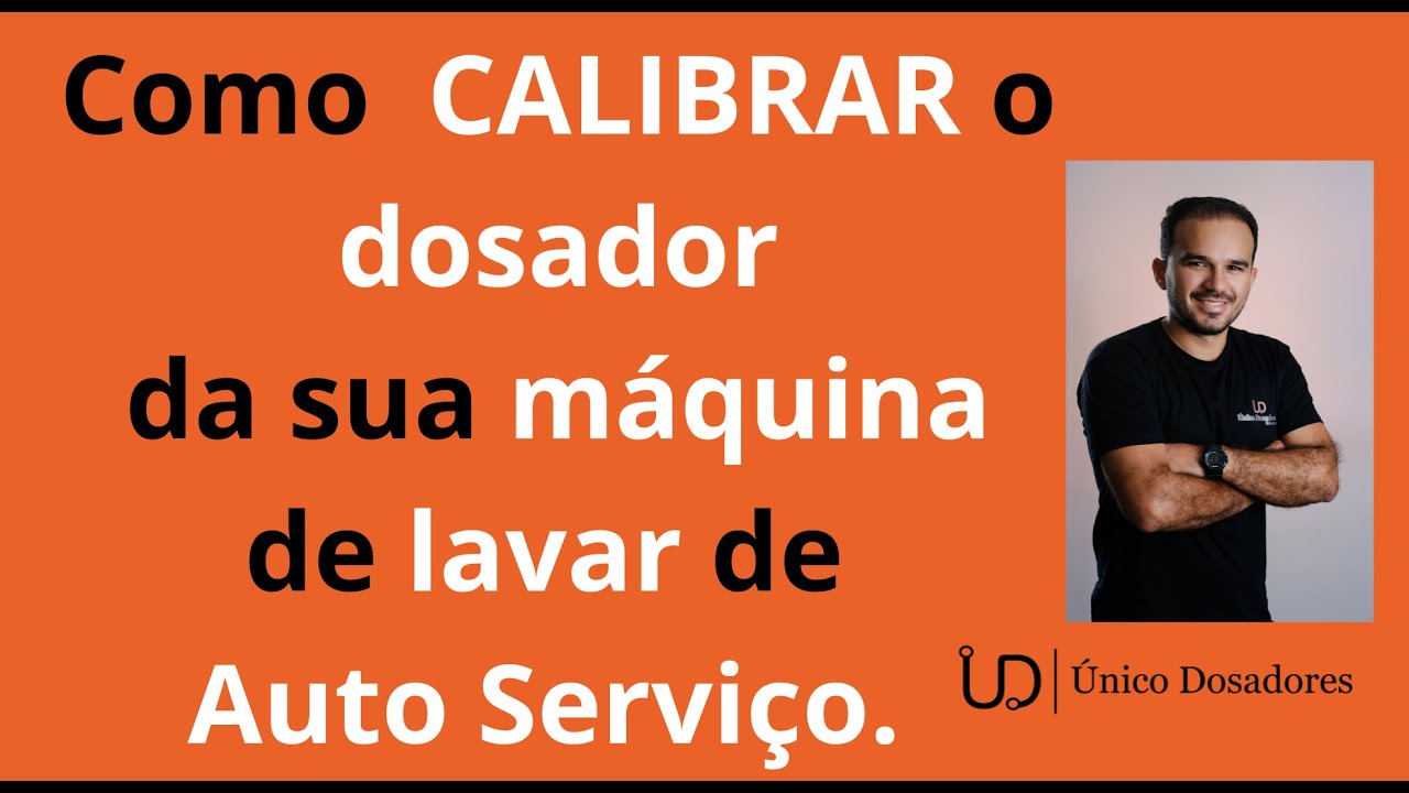 Calibrador para bombas dosadoras de auto serviço!