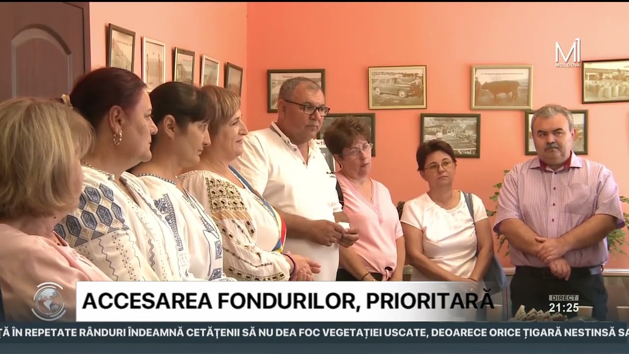 O delegaţie din România a venit la Ruseştii Noi