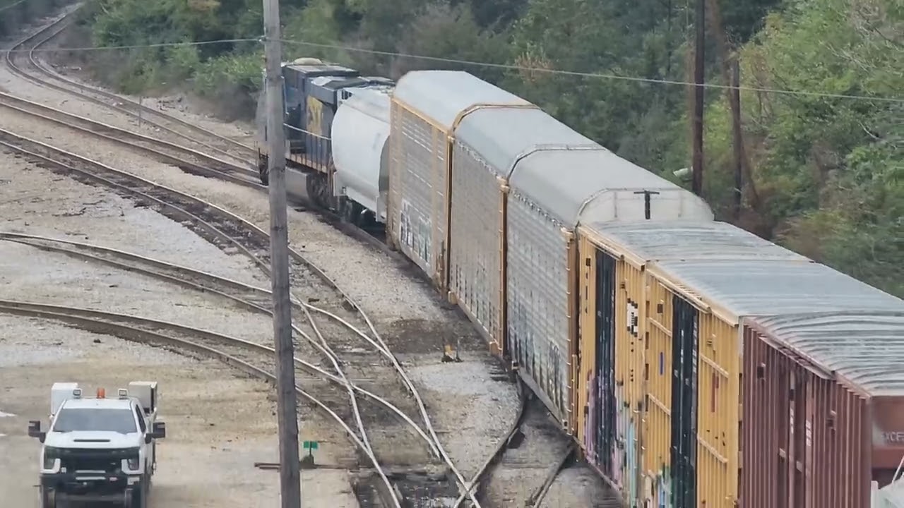 Csx Mixed Freight Train Part. 3