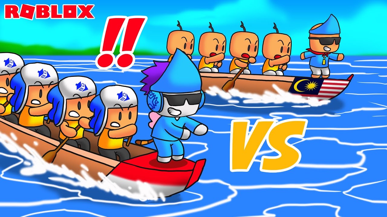 BABY DEL DAN MOCIL BALAPAN PACU JALUR VS MALAYSIA DI ROBLOX!!