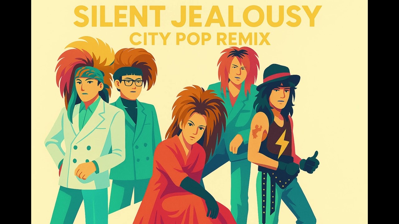 Silent Jealousy / X JAPAN (Cover) - City Pop Remix ver.| FakeMusic Japan