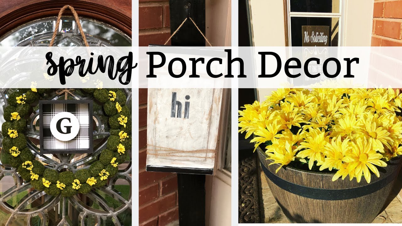 DOLLAR TREE SPRING OR SUMMER PORCH DECOR