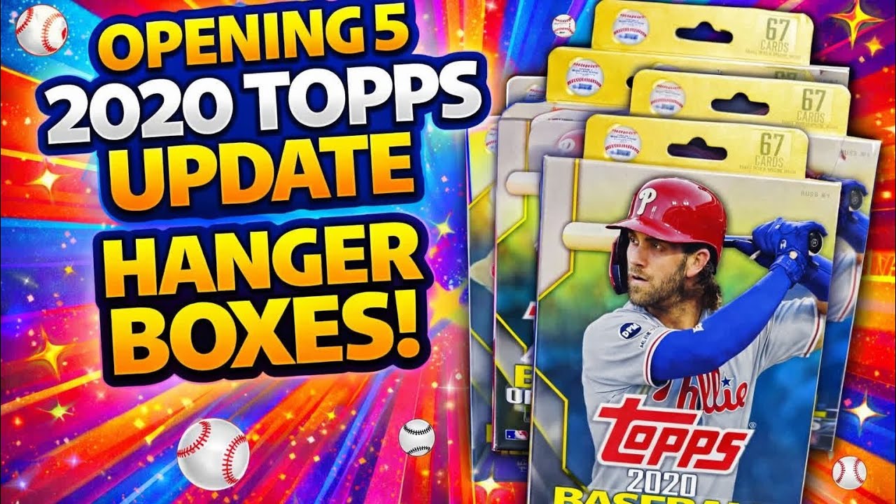 Opening 5 2020 Topps Update Hanger Boxes | Turkey Reds & a Short Print!