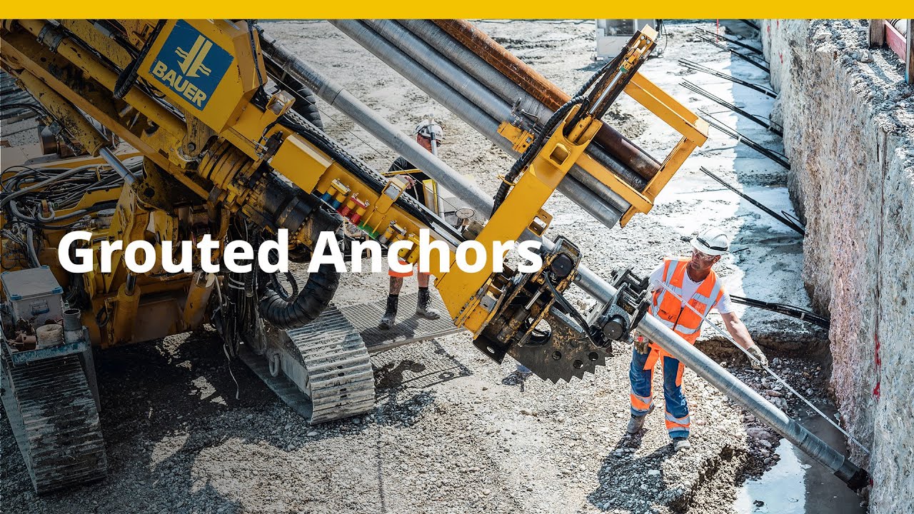 BAUER Spezialtiefbau GmbH – Production of grouted anchors