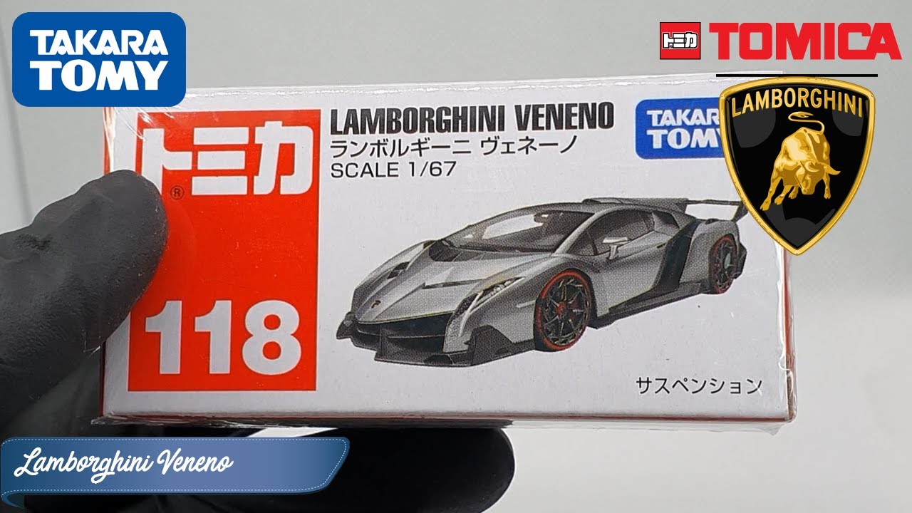 Lamborghini Veneno - TOMICA - Unboxing and Close Up
