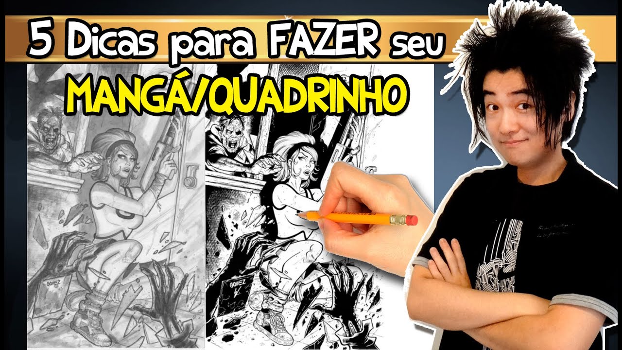 5 DICAS necessárias para fazer o seu MANGÁ/QUADRINHO