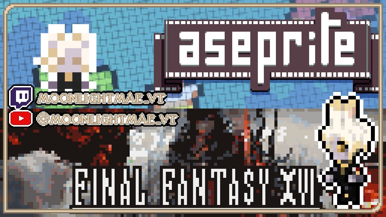 [Pixel Art] what we doodling~? FFXVI later! (we'll beat it today i swear)