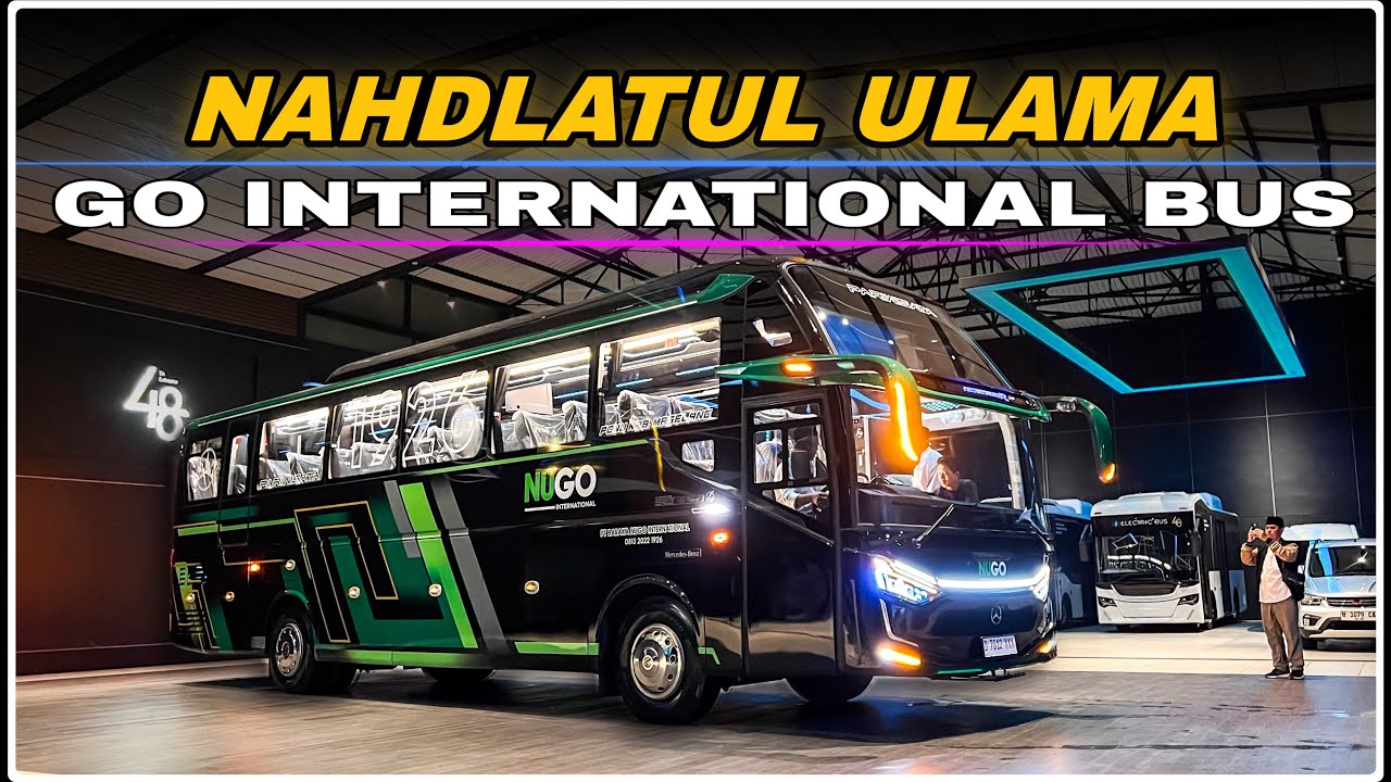 BUS NU GO INTERNASIONAL‼️Legacy SR3 Ultimate R SPEK TERTINGGI🔥Interior Mewah, Tampilan Santri Sultan