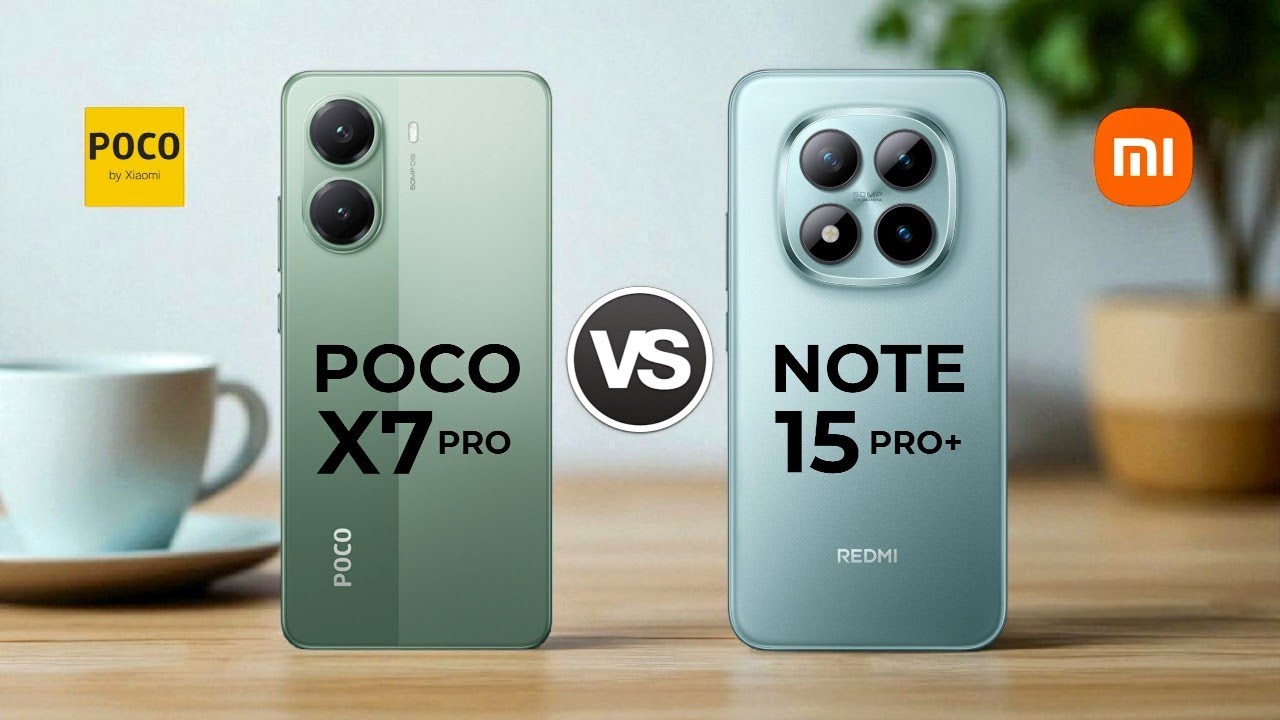 Poco X7 Pro 5G Vs Redmi Note 15 Pro+ 5G