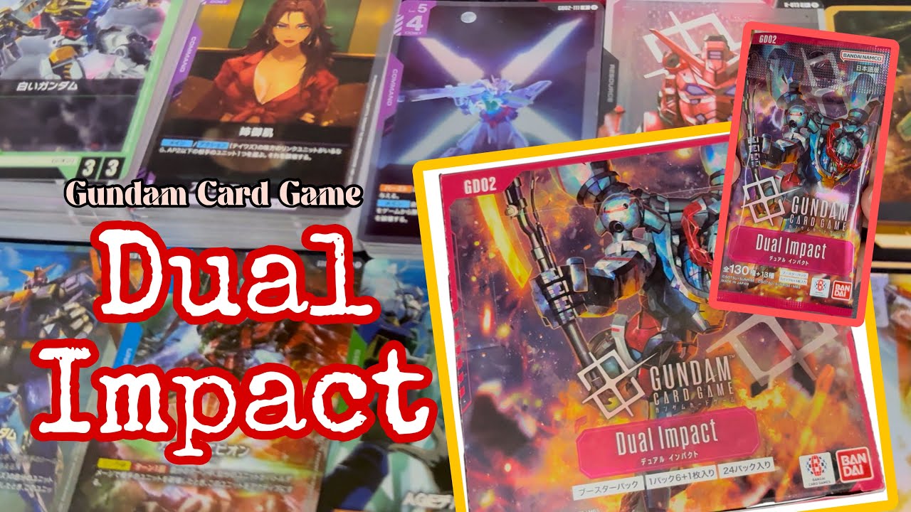 GUARANTEED HIT with every box!? Gundam TCG Dual Impact Unboxing (GD02) - Japanese Version