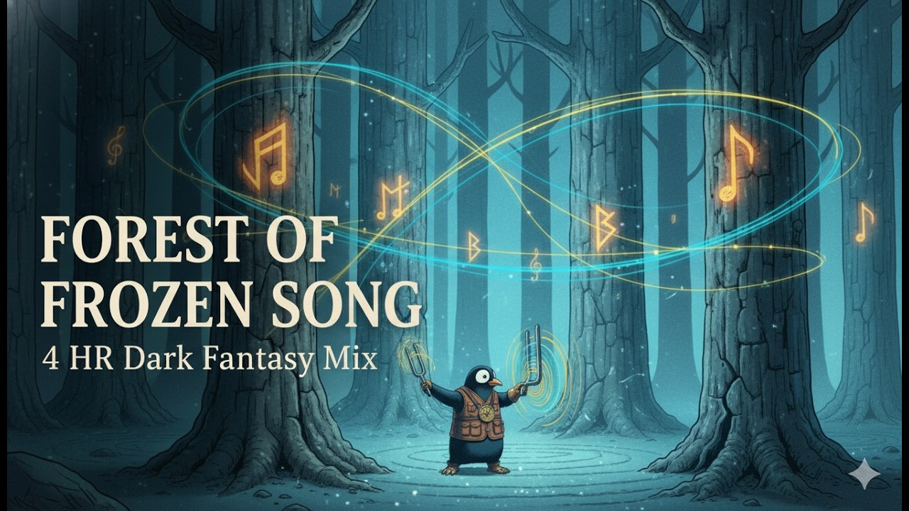 The Forest of Frozen Song | Dark Fantasy Lofi Synth Mix