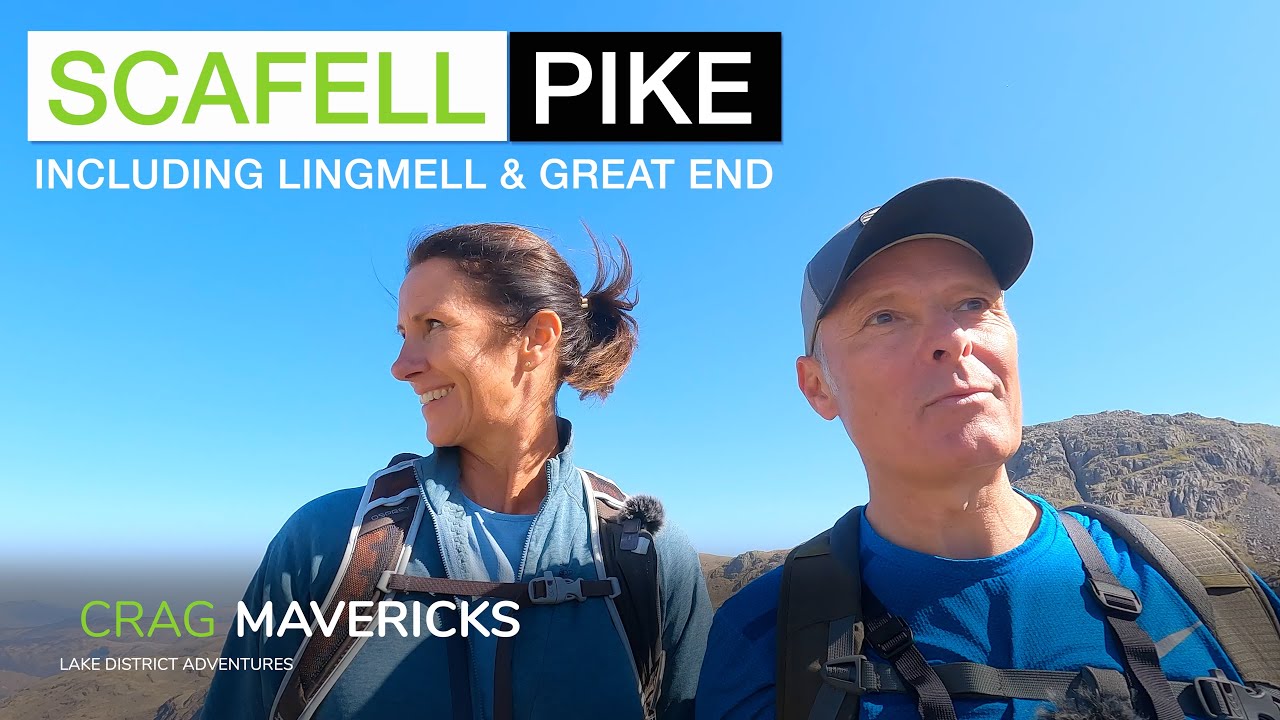 Scafell Pike - The Best Route Up the Highest Mountain in England - Inc Lingmell & Great End - 4K