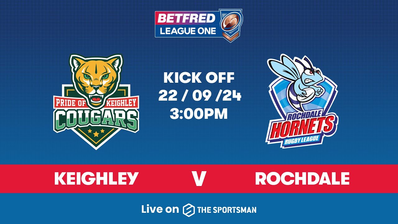 Keighley Cougars vs Rochdale Hornets | Betfred League One Semi-Final 2024 | Full Match