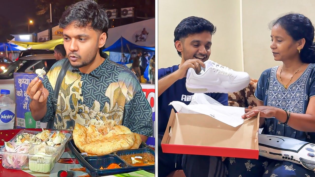 My First Sneakers ! & tried Delhi Food for first time ! Vlog 29