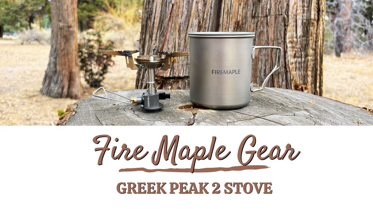 Печь Fire Maple Greek Peak 2: идеальный помощник в походе!