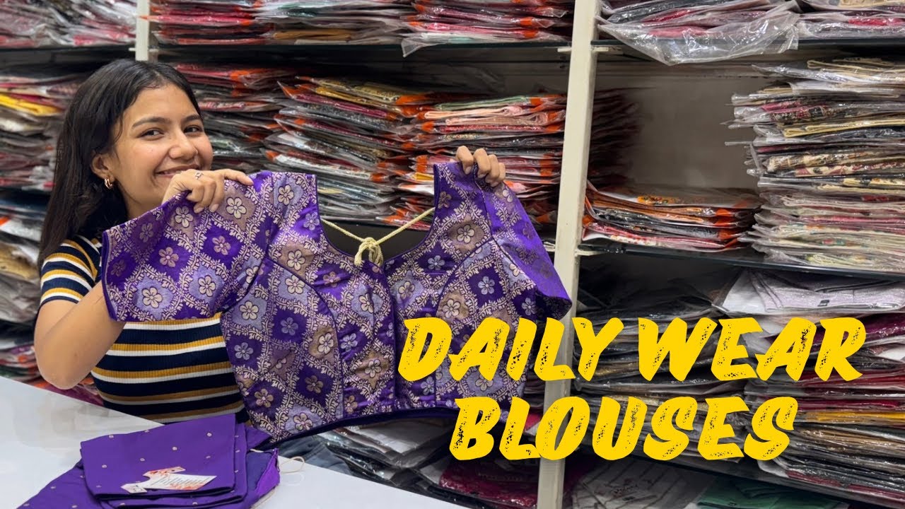 Daily wear blouse collections for summers | Non padded blouse for regular wear #blouse