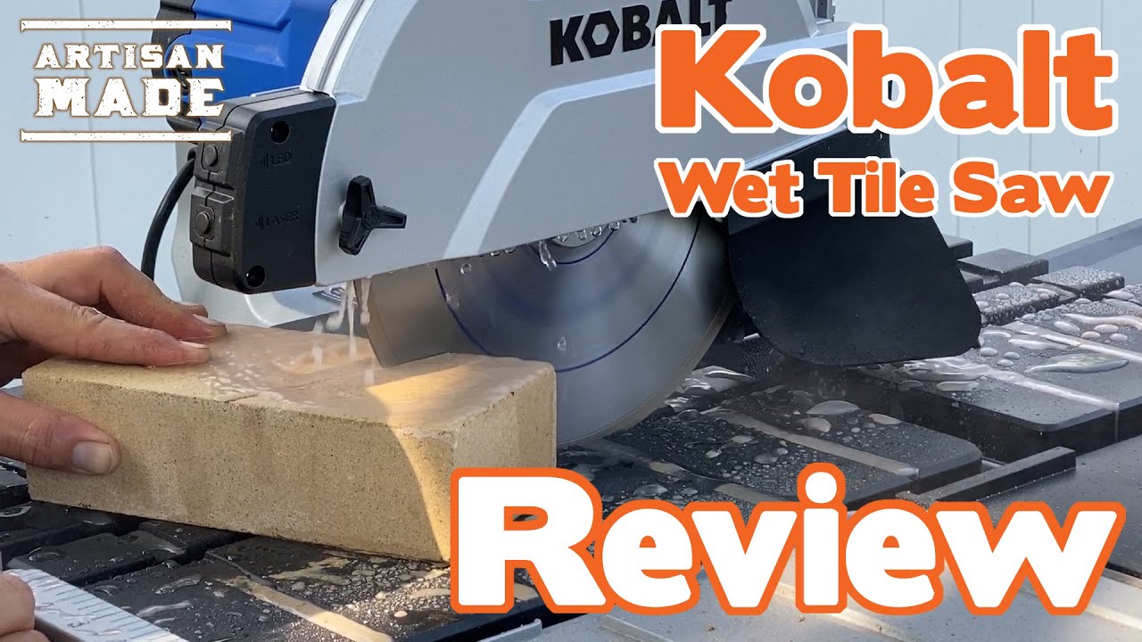 Обзор пилы для плитки Kobalt Wet Tile Saw / Обзор инструмента