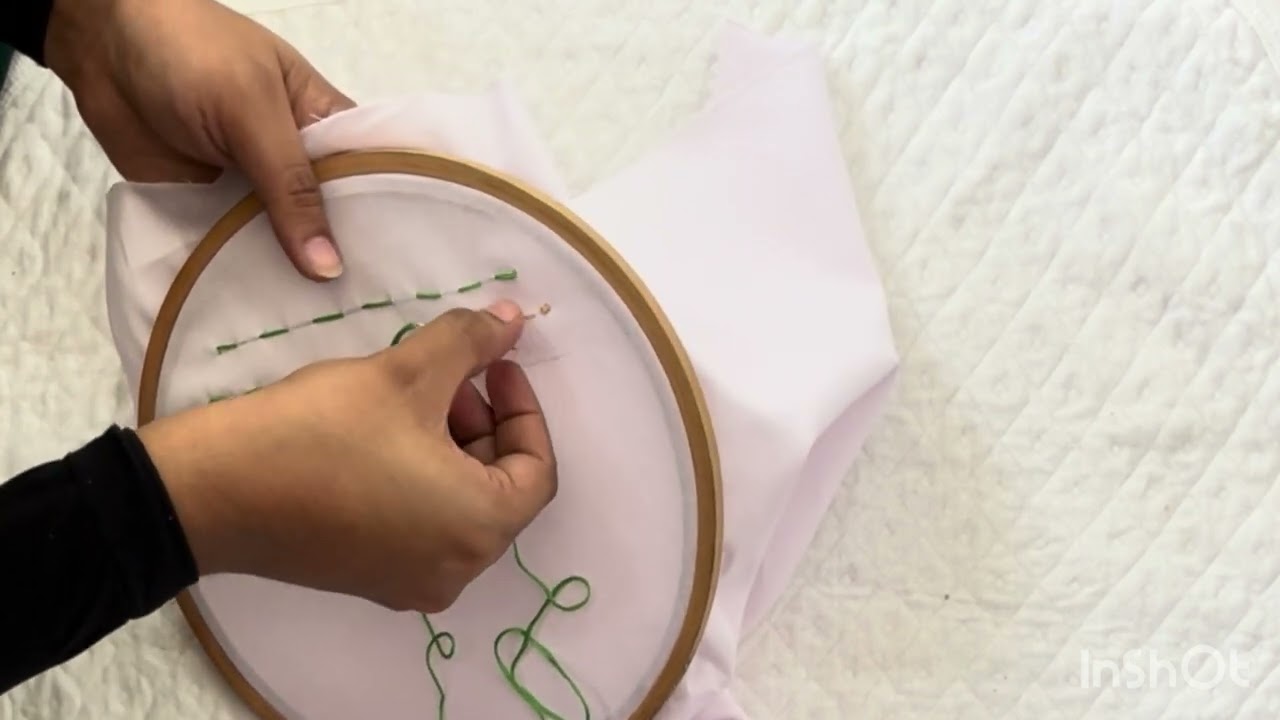 Basic Embroidery stitches😊