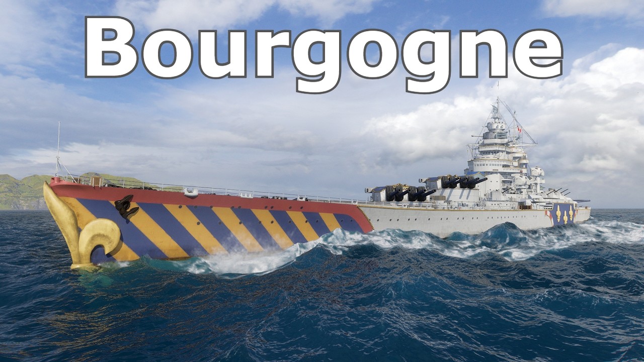 Bourgogne : 351K Damage - World of WarShips.