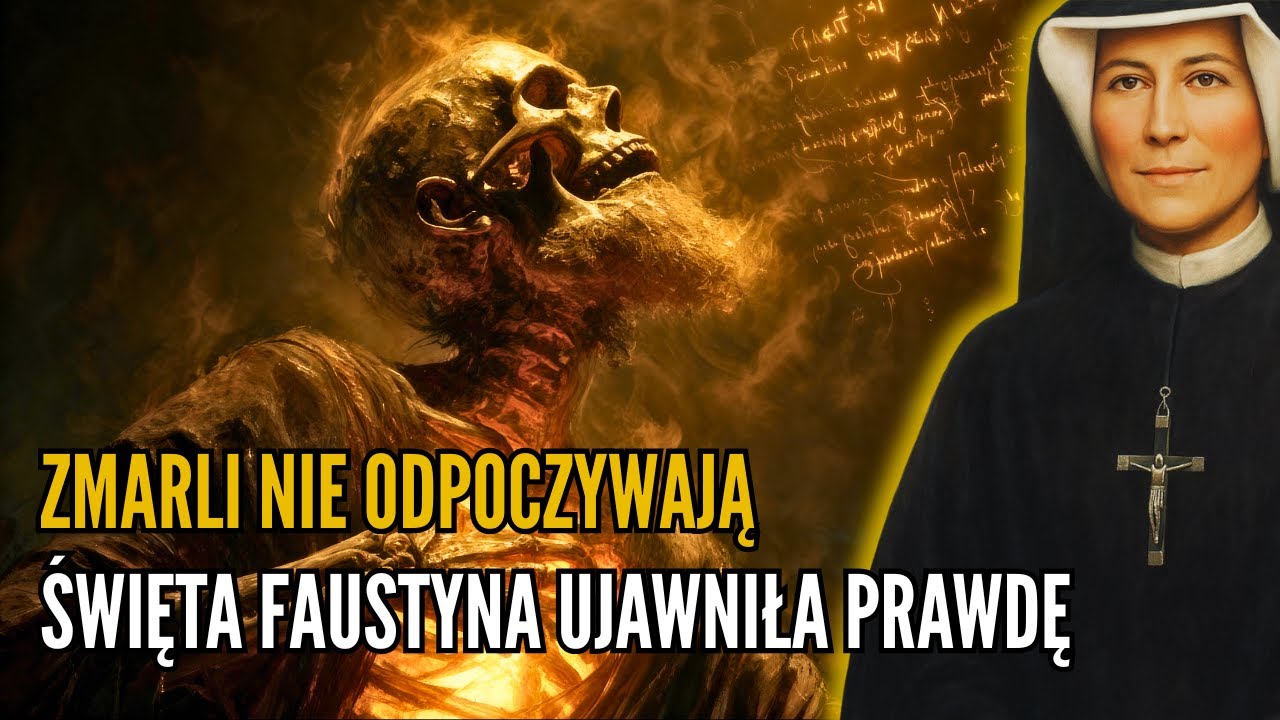 Święta Faustyna ostrzega: Zmarli nie tylko odpoczywają — prawda jest znacznie głębsza