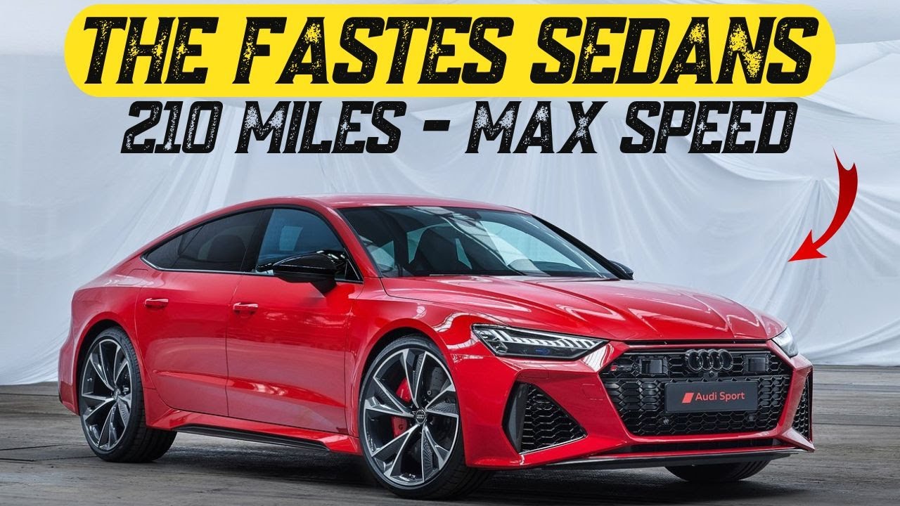 Top 10 Fastest Sedans Worldwide. These Luxury Sedans Outrun Supercars!