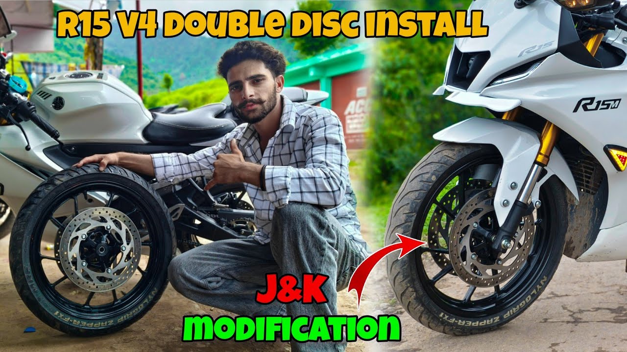 R15 V4 Double Disc Install One In J&K Modifications 🤩