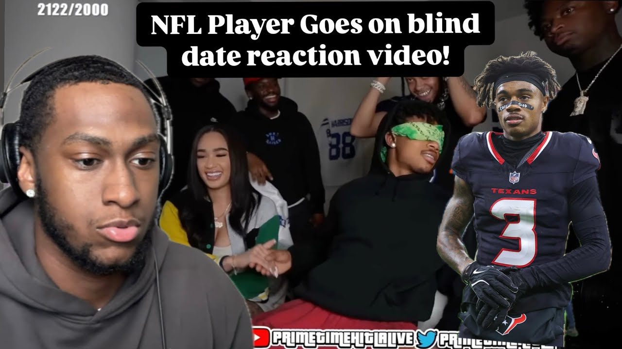 NFL player Tank Dell goes on Blind Date. Do he got rizz? **Reaction video