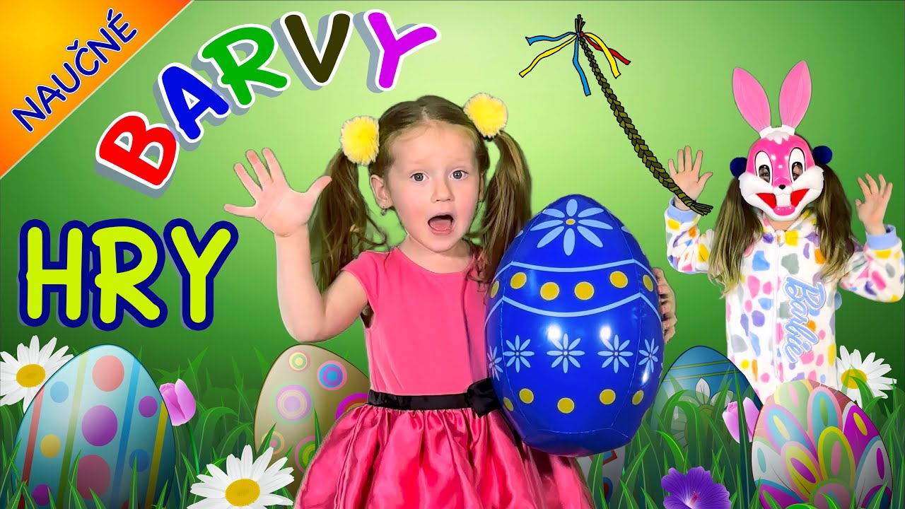 🎨 Učíme se BARVY – Velikonoční Zajíček HRY pro Děti 🐣, Tradice, Symboly, Koleda Hody Hody Doprovody