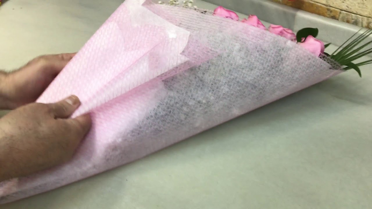 Pembe Güllerden Buket Çiçek Dizaynı  | Çiçek Filosu
