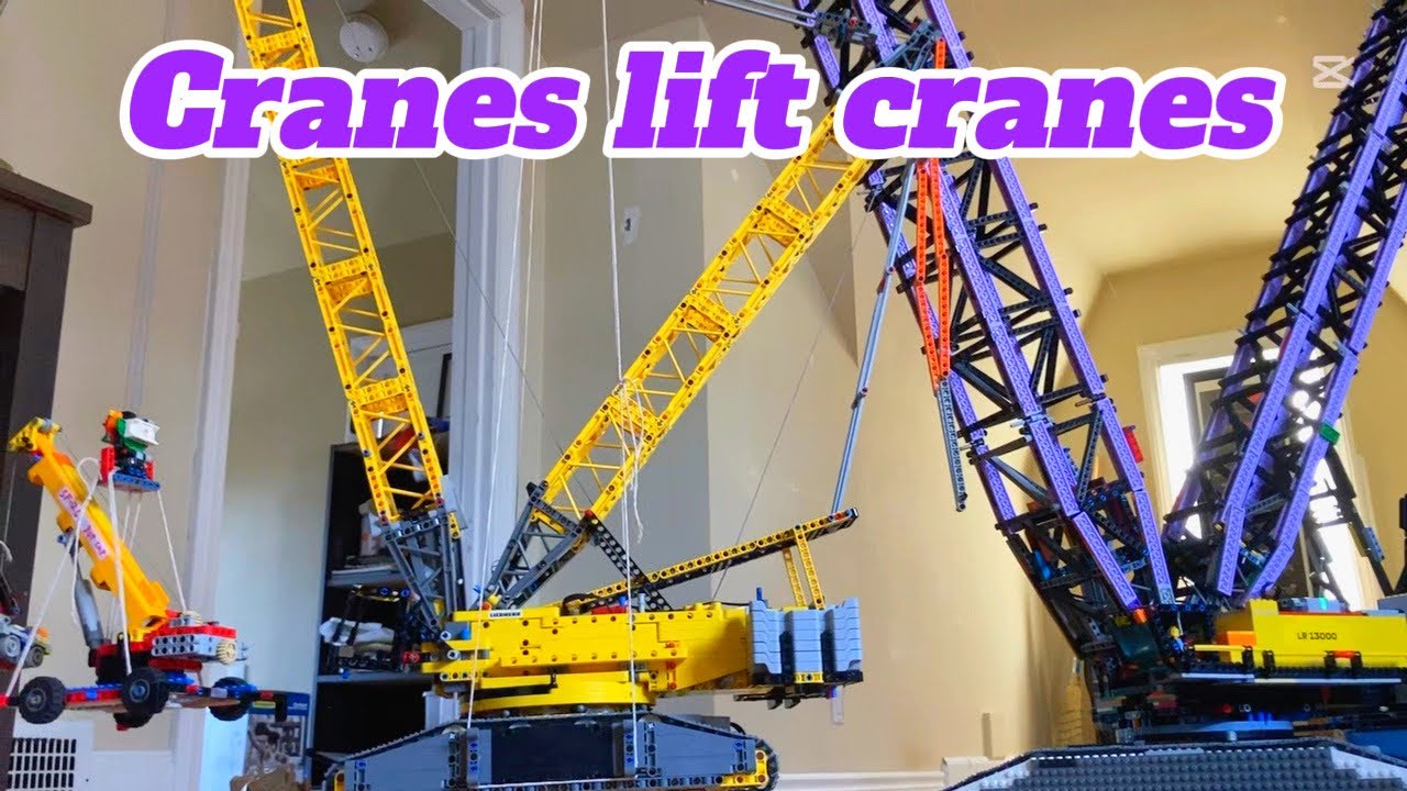I DID IT AGAIN: Cranes Lifting Cranes In LEGO