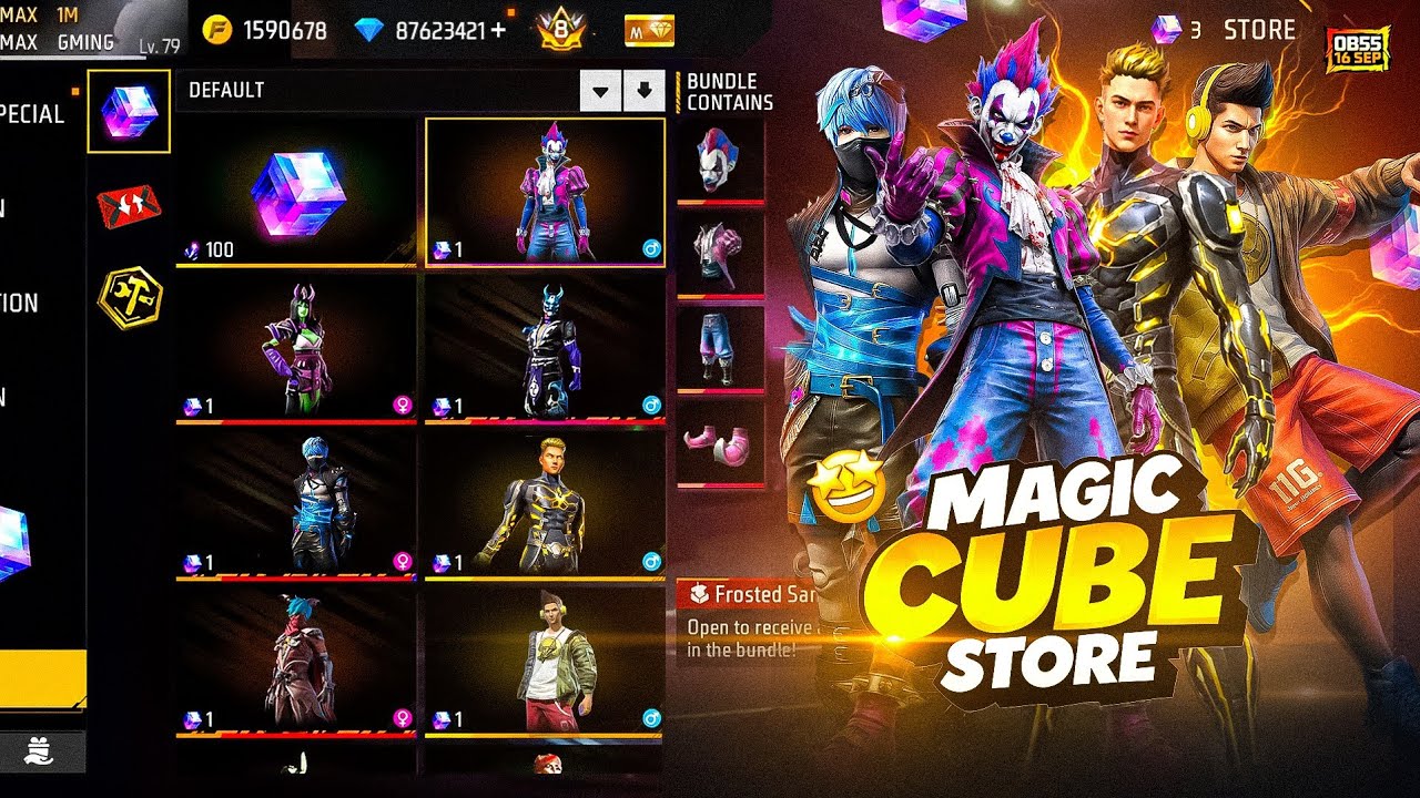 OB55🔥 Magic Cube Store Update-🇮🇳✅️ | Next Magic Cube Store Update | Free Fire Magic Cube New Bundles