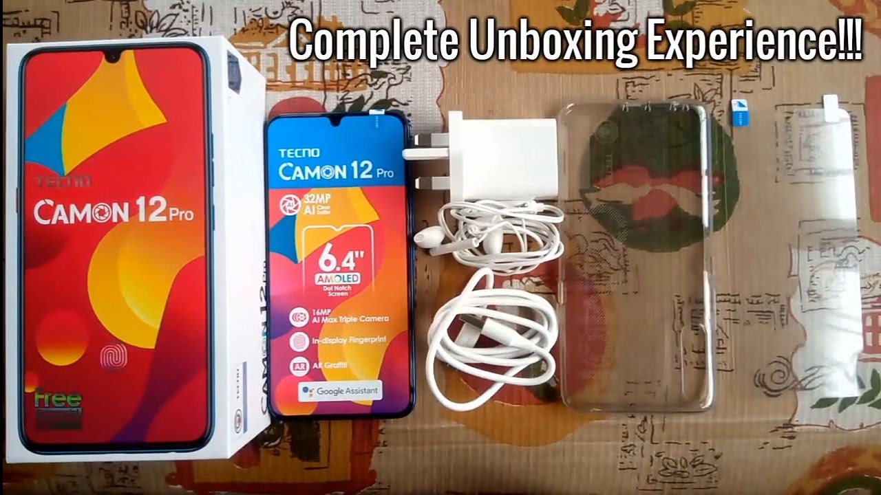 TECNO Camon 12 Pro Unboxing and Review - 3 Dope Features of HiOS 5.5!!!