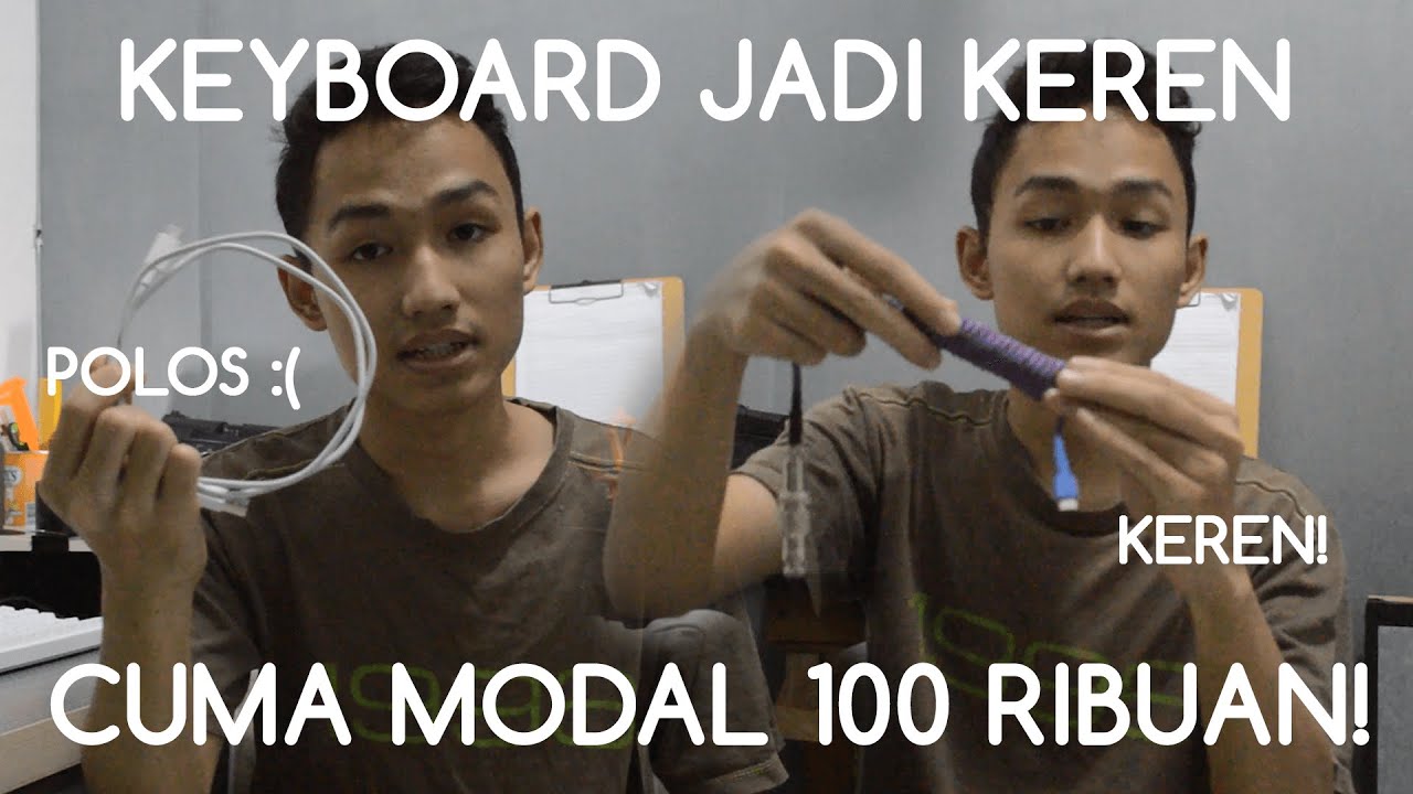 DIY COILED CABLE BUAT KEYBOARD!