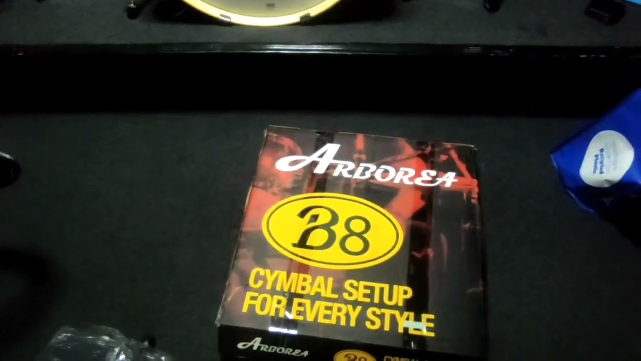 Arborea B8 Black Pro 6 pc Cymbals with Bag