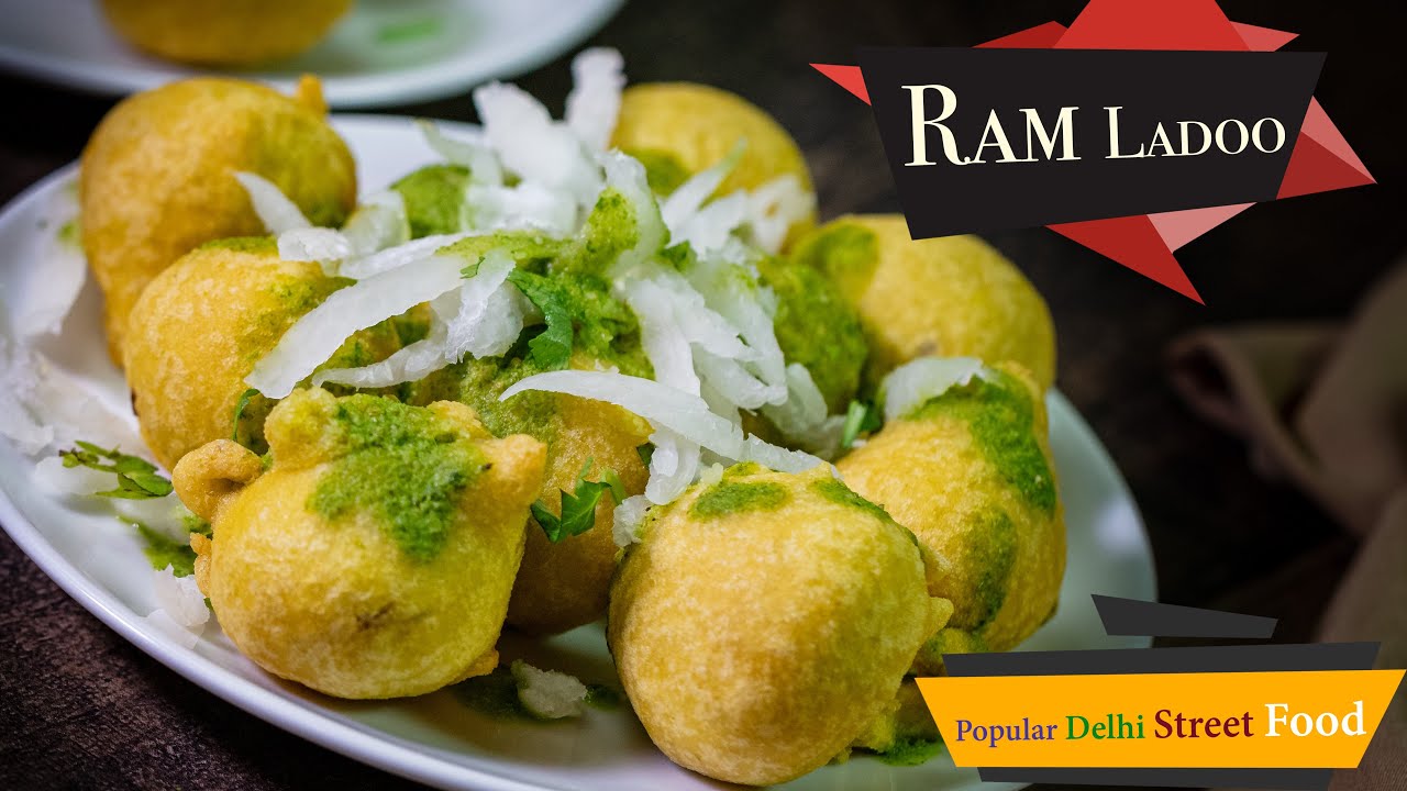 Ram ladoo recipe - Delhi Street Food | Ram laddu ki recipe | Delhi ke ram laddu | Lentil fritters