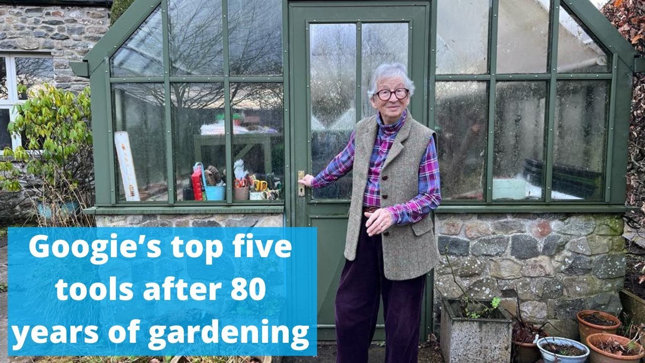 A tour of Googie's late winter garden with her five fave tools including terrifying demo (eek!)