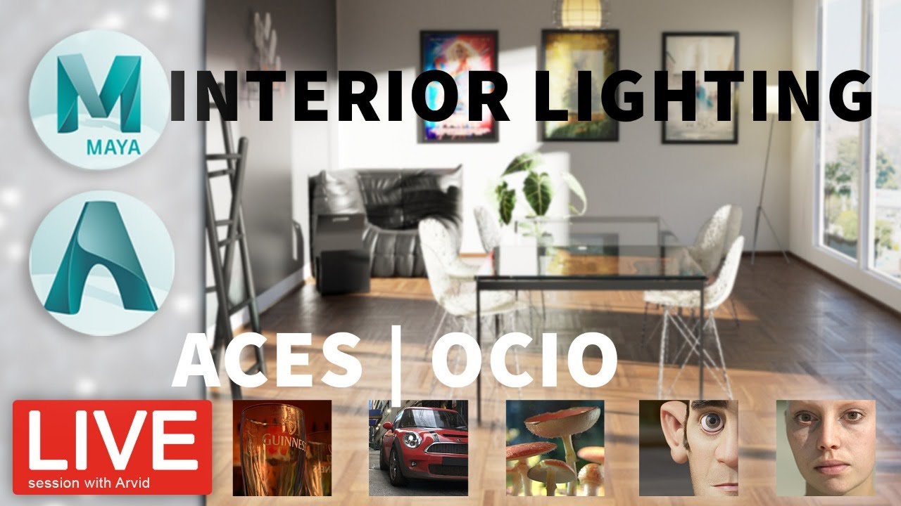OCIO | ACES | Interior Lighting workflows